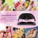 248W UV LED Nail Lamp - Upgrade 60 Led Beads, LCD Display, Auto Sensor, 4 Timer Settings - Professional Gel Curing Lamp for Home Salon - White - Buy Online on GoSupps.com