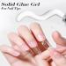 Wezalget Nail Gel Glue False Nail Glue 30ml Solid Gel for Clear Acrylic Tip Strong Adhesion and Non-Stick 30ml - Buy Online on GoSupps.com