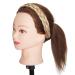 Tess Braided Hair Band Tie | Adjustable Hair Headband for Women | 3.8cm Wide Light Gold Blonde Extensions - Buy Online on GoSupps.com