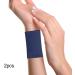 Harayaa Compression Wrist Sleeves Elastic 3D Woven Wristwear for Sports Tennis and Training | Dark Blue - Buy Online on GoSupps.com
