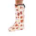 Musical Notes Maple Leaf Print Leg Cast Sleeve Cast Sock Cover for Foot Cast Sock Over Cast Below The Knee Leg Cast Sleeve for Foot Leg Protectors Men Women Medium Musical Notes Maple Leaf Print 1