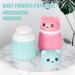 Bo te de Talc Poudre B b Portable avec Houpette R utilisable Distributeur de Talc Vide pour Voyage Bocal en Forme d'Ours de Poudre Corporelle pour Enfant et Femme (sans Poudree) (Bleu) - Buy Online on GoSupps.com