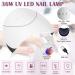 VANREESA Gel Nail Polish Kit | 10 Color & 20 Effect Gel Polish Set with U V LED Nail Light | Perfect Nail Kit for Beginners | Great Women's Gift - Buy Online on GoSupps.com