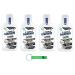 4x Pasta del Capitano Collutorio Carbone - Mouthwash with Charcoal Oral Hygiene 400ml + Beni Culinari Free Keychain
