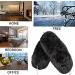 USB Heated Foot Warmers - Plush Electrical Heating Slippers & Boots for Winter | Warm Shoes for Men & Women (Black) - Buy Online on GoSupps.com