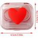 Heart-Shaped Portable Contact Lens Container Set - Leak-Proof Mini Box with Tweezers & Cleaner - Ideal for Travel - Green - Buy Online on GoSupps.com