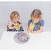 Baby Silicone Plate - Toddler Suction Mini Plate Placemat for Self Feeding - BPA Free - Gray - Buy Online on GoSupps.com