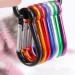 VKVWIV Hiking Rope and Carabiner Set - 7Pcs D-Ring Hooks Keychain Clips for Camping and Climbing - Black, Red, Blue, Green, White, Purple, Gold - One Size - Buy Online on GoSupps.com