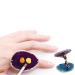 3pcs Nail Art Palette Set - Colorful Resin Marble Rings for DIY Polishing & Mixing - Buy Online on GoSupps.com