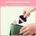 13 powder with black triangle pink finger powder puff set for everyday use makeup setting SHE103-13black - Buy Online on GoSupps.com