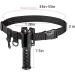 MEEYO Fishing Waist Belt Rod Holder | Adjustable Black Belt with Magnetic Buckle and Lanyard - Buy Online on GoSupps.com