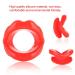 ANGGREK 1 Lip Trainer - Silicone Face Lifting Oral Exerciser | Mouth Muscle Tightener & Anti-Wrinkle Tool (Red) - International Shipping - Buy Online on GoSupps.com