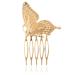 amangul Butterflies Hair Comb Clip Metal Hair Clip for Thick Hair for Women Styling Strong Hold Decorative Hair Accessories