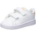 adidas Boy's Unisex Kids Advantage Cf I Sneaker Child 5 UK Child Ftwr White Ftwr White Orange Rush