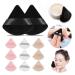 SBTRKT Triangle Powder Puff - Soft Velvet Makeup Sponge for Foundation & Eye Contour - Washable Red (4pcs - Buy Online on GoSupps.com