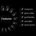 TOMICCA Short Nail Tips Coffin Clear 500PCS - Full Cover Ballerina Acrylic False Nails for Salons and DIY Nail Art - Buy Online on GoSupps.com