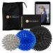 Hedgehog balls 3 Set Igelball Massageball Set - Schinge balls set - Stieball Massage back legs feet - hedgehog ball hard and 2x medium including free video booklet & bag - massage balls set