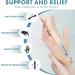 Actesso Enhanced Finger Splint - Support for Trigger Finger, Mallet Finger, Arthritis, RSI - One Size Beige - Buy Online on GoSupps.com