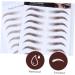 FOMIYES 12 Pcs Eyebrow Stickers Make up Kit Makeup Brow Sticker Imitation Eyebrow Semi-permanent 6d Mold - Buy Online on GoSupps.com