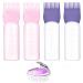 Hair coloring base 160ml hair oil applicator root ridge applianter bottle hair oil applicator Bottle with shampoo scalp massage brush scalp oil application hair oiling applianter hair dye set