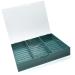 Transparent Dustproof Box For False Nails Art Keep Your Masterpieces Clean Adjustable Dividers Easy To Carry Storage Case For Nails Art Dark Green