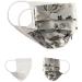 BAF Community Masks 2 via Pack Set Unisex makeshift mask Wendbar Mundschafts Mund and nose protection turning mask with motif cotton BCI washable 1 piece (2-pack) FlowerPower-4