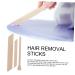 Buy Mikinona 150pcs Wax Stick Applicator for Hair Removal | Face Wax Strips & Makeup Tools - International Shipping Available - Buy Online on GoSupps.com