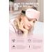 22 Momme 100% Pure Mulberry Silk Pink Sleep Mask | Adjustable Headband | Anti-Allergy | Natural Silk Eye Mask | Perfect Gift for Men and Women - Buy Online on GoSupps.com