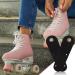 Tixiyu 2pcs Roller Skate Toe Protectors - Premium Leather Flat Toe Guards for Front Toe Protection - Buy Online on GoSupps.com