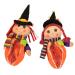 Healeved 2pcs Candy Bag Halloween Theme Pouch Halloween Party Favors Halloween Candy Kids Clear Bags for Favors Halloween Party Bags Halloween Party Favor Bags Gift Cloth Child The Witch