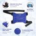 NEWGO Hip Ice Pack Wrap - Reusable Cold Therapy for Hip Bursitis, Inflammation, Sciatica Pain Relief - Blue - Buy Online on GoSupps.com