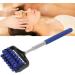 Verdant Touch Adjustable Massage Back Roll - Telescopic Muscle Roller for Relaxation | Dark Blue - Buy Online on GoSupps.com