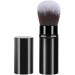 Travel Makeup Brushes - Telescopic Small Cosmetics Brushes | Soft Face Makeup Brushes Beginner Friendly Powder Brush for Foundation Black - Buy Online on GoSupps.com