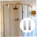 Gadpiparty 4 Pcs Bathroom Door Hook Shower Door Towel Rack Bath Towel Hook Bathroom Hanger Coat Hook Metal 17.8X4CMx2pcs Silverx2pcs - Buy Online on GoSupps.com