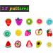 9000pcs Fruit Nail Art Slices for DIY 3D Polymer Clay Nail Art - 15 Styles - Buy Online on GoSupps.com
