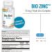 Solaray Bio Zinc 15 mg - 100 Vegan Capsules for Immune Support & Skin Health - Buy Online on GoSupps.com
