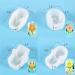 THCHZL 4 Pcs Lucky Flower DIY Candle Making Molds - Summer Father's Day/Graduation Gifts | 3D Silicone Molds for Easy Demolding - Buy Online on GoSupps.com