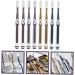 Shop Hapinary 8-Piece Nano Toothbrush Set | Ergonomic Medium Travel Toothbrushes for Adults - Compact & International Shipping Available - Buy Online on GoSupps.com