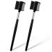 2Pcs Eyebrow Brush Comb and Eyelash Comb Separator Eyebrow Makeup Brush Wands Eyebrow Lash Separator Tool for Eliminating Mascara Clumps Grooming Shaping Brow Separating Lashes Eyelashes Extension 2pcs-black