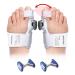 Tech Love Bunion Corrector for Women and Men Orthopedic Bunion Toe Straightener Adjustable Bunion Splint with Toe Separator for Bunion Relief Day Night Support (1 Pair)