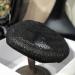 VALICLUD Black Straw Beret - French Style Hollow-Out Artist Hat for Women - Buy Online on GoSupps.com