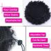 Big Afro Puff Drawstring Ponytail for Black Women - 4b/4c Kinky Curly Hair Bun 1B - Buy Online on GoSupps.com