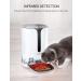Automatic Cat Feeder  Faroro Dog Food Dispenser for Small Pets with Distribution Alarms  Portion Control  Voice Recorder and Programmable Timer for up to 4 Meals per Day - Buy Online on GoSupps.com