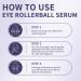 Eye Cream & Roller Serum Set with Retinol Vitamin E Squalane Hyaluronic Acid for Dark Circles Eye Bags & Fine Lines Under Eyes Brighten Under Eyes 1OZ&0.27OZ - Buy Online on GoSupps.com