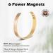 Jeracol Copper Magnetic Bracelet for Women - Adjustable Size Cuff Bangle with Ultra Strength Magnets - Three Colors - Magnetic Brazaletes & Gift Box - Buy Online on GoSupps.com