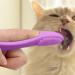 Grooming Brush for Cat Chin | Grooming Chin Scrubber Soft Chin Brush | Non-Slip Cleaning Brush Finger Multifunctional Pet Supplies for Cats Purple - Buy Online on GoSupps.com