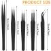 Prasacco 5-Piece Mini Bead Tweezers Set - Premium Stainless Steel Curved Tweezers for Jewelry Making and DIY Crafts - Buy Online on GoSupps.com
