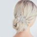 XIKSJW 1 Piece Bridal Wedding Hair Pins Flower Bridal Hair Pieces Silver Wedding Hair Accessories Pearl Bridal Hair Clips For Women And Girls - Buy Online on GoSupps.com