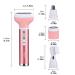 4-in-1 Portable Women's Electric Razor | Bexdug Body Shaver for Armpits Legs & Nose - Buy Online on GoSupps.com