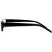 Buy SA106 Black Narrow Rectangular Spring Hinge Glasses | Plastic Clear Lens Eye Wear for All | International Shipping Available - Buy Online on GoSupps.com